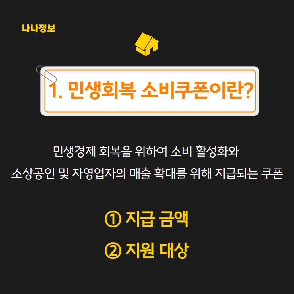 민생회복 소비쿠폰 신청